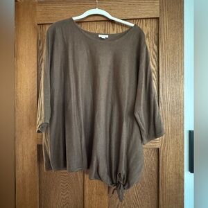 Casual Brown Women's Top